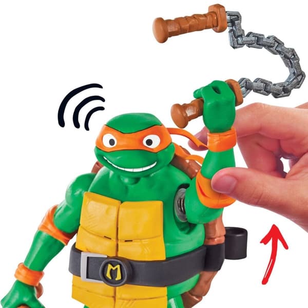 Turtles Mutant Mayhem Figur med lyd Michelangelo