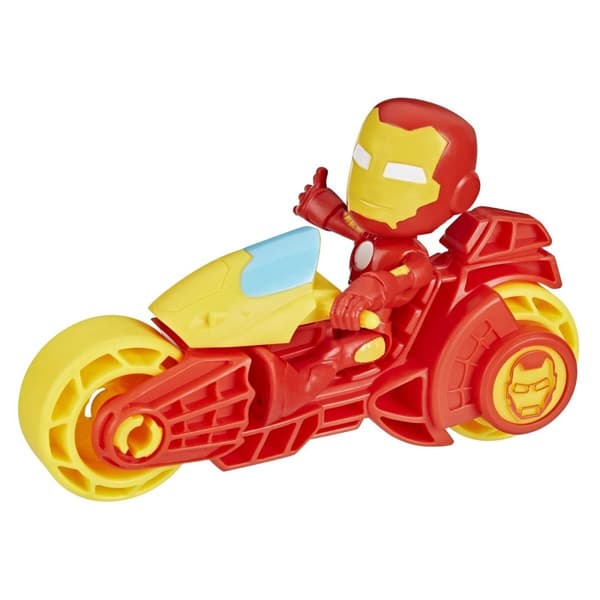 Spidey Amazing Friends Motorcykel Iron Man