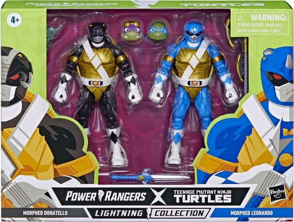 POWER RANGERS TMNT LC DONATELLO N LEONARDO 2 PACK