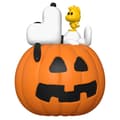 Miniatyrbild 2 av 2: POP figure Deluxe Peanuts Snoopy & Woodstock with Pumpkin