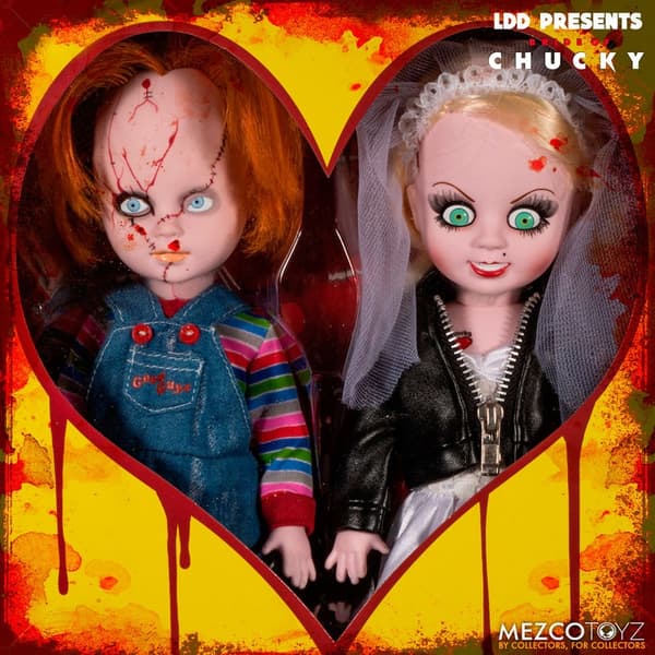 Living Dead Dolls Chucky and Tifanny pack 2 figures 25cm