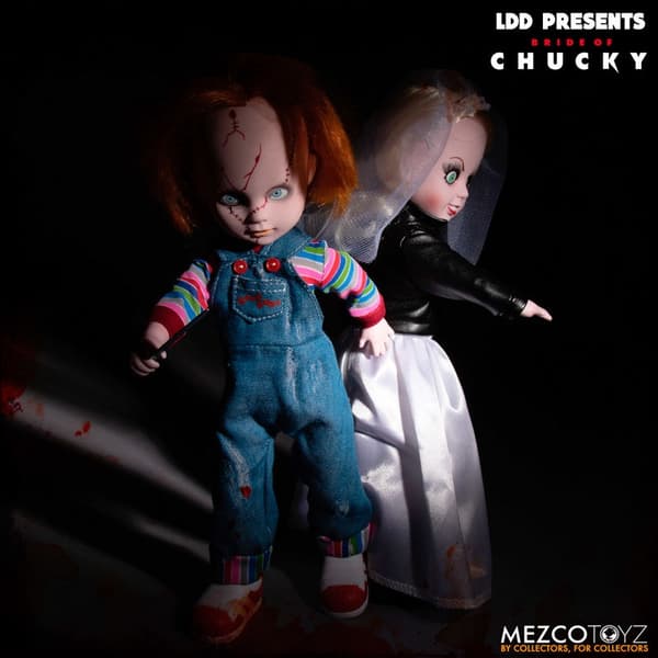 Living Dead Dolls Chucky and Tifanny pack 2 figures 25cm