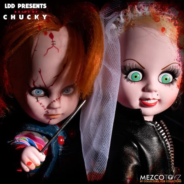 Living Dead Dolls Chucky and Tifanny pack 2 figures 25cm