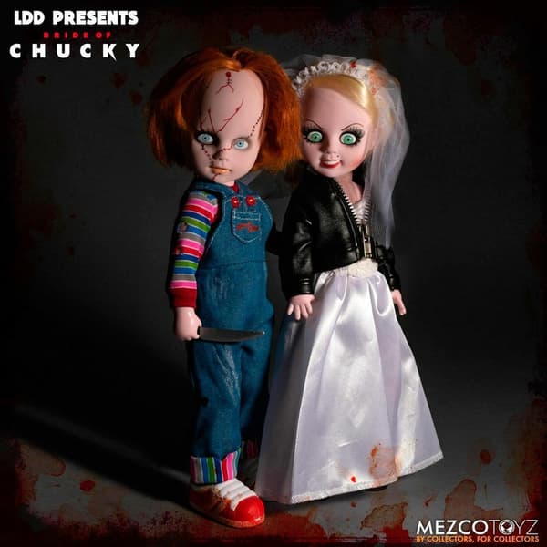 Living Dead Dolls Chucky and Tifanny pack 2 figures 25cm