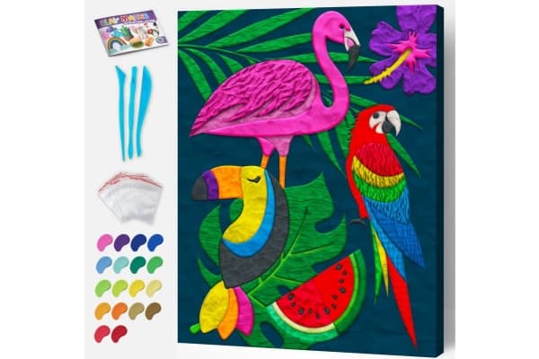 Planet Splat Planetbilde fra modellen, Tropics 30x40cm