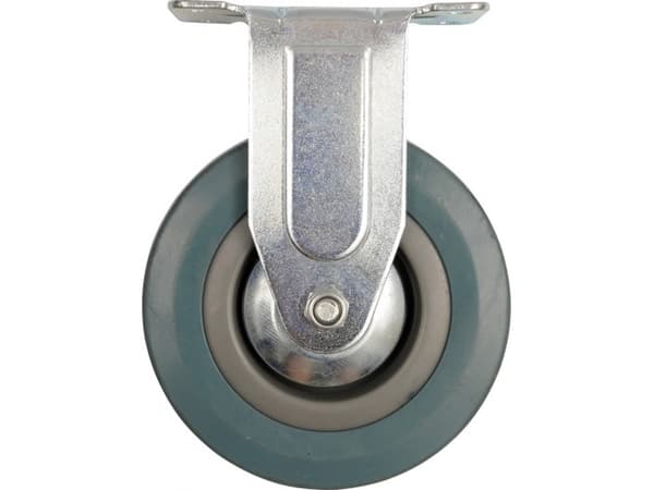 Vorel Fixed wheel with gray rubber 100mm 87353