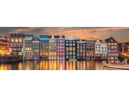 Clementoni Puslespill 1000 brikker Panorama High Quality Bright Amsterdam