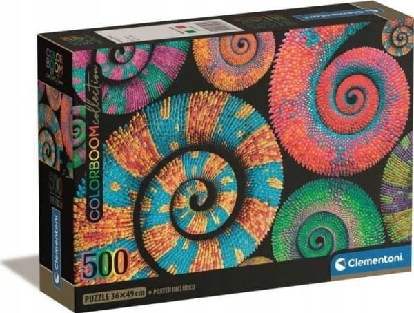 Clementoni Puslespill 500 stykker Compact Curly Tails