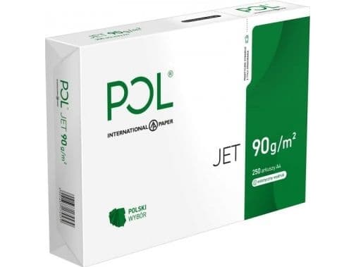 Internasjonalt papir Papir ksero PolJet A4 90g 250 arkuszy