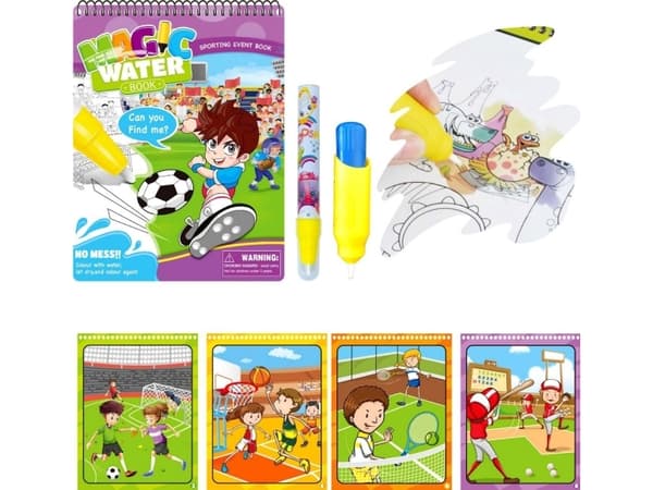 Madej Målarbok med vattenpenna Sport 006971