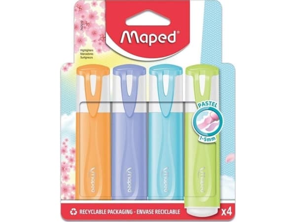 kartlagt Fluo Peps pastell highlighter flerfarget