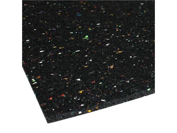 SCANPART 0140120002, Anti-vibration mat, Varje varumärke, Gummi, 1 styck, 600 mm, 600 mm