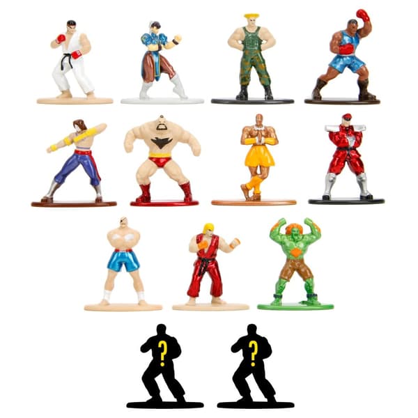 Street Fighter Nano Metalfigs Samlarfigur Blind Pack