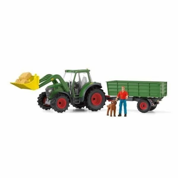 Ledad figur Schleich Tracteur avec remorque