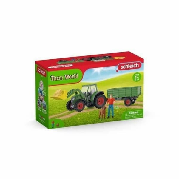 Ledad figur Schleich Tracteur avec remorque