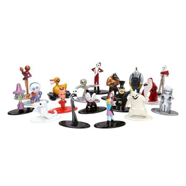 Sats med figurer The Nightmare Before Christmas 4 cm 18 Delar