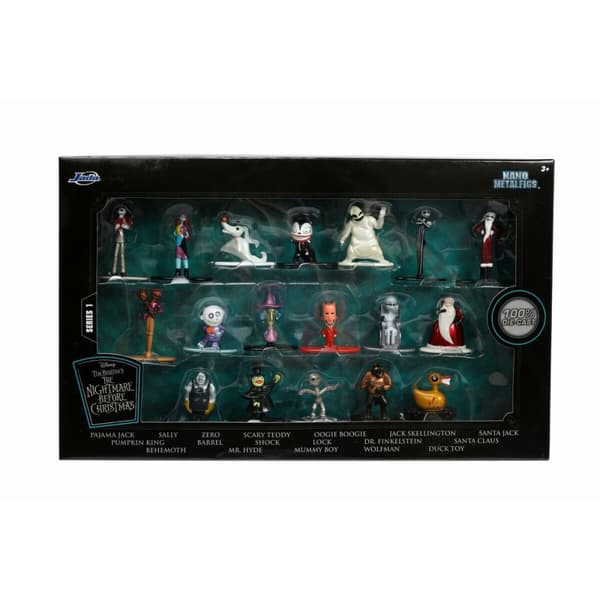 Sats med figurer The Nightmare Before Christmas 4 cm 18 Delar