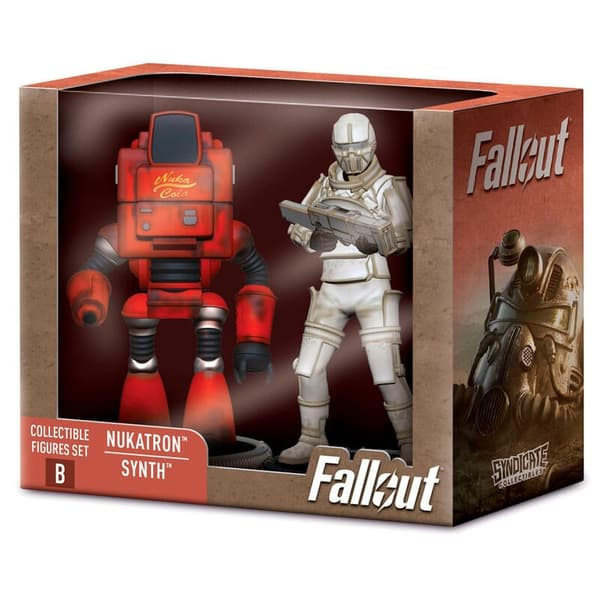 Fallout Nukatron &#38; Synth set 2 figures 7cm
