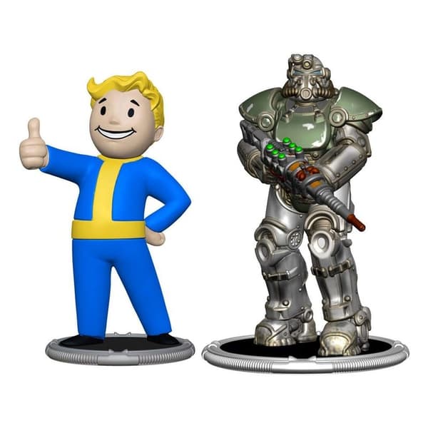 Fallout T-51 &#38; Vault Boy Classic set 2 figures 7cm