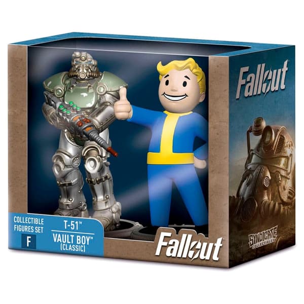 Fallout T-51 &#38; Vault Boy Classic set 2 figures 7cm