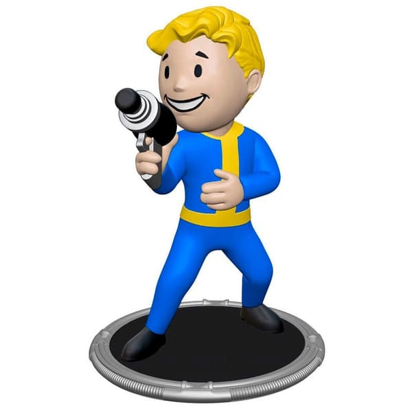 Fallout Excavator &#38; Vault Boy Gun set 2 figures 7cm