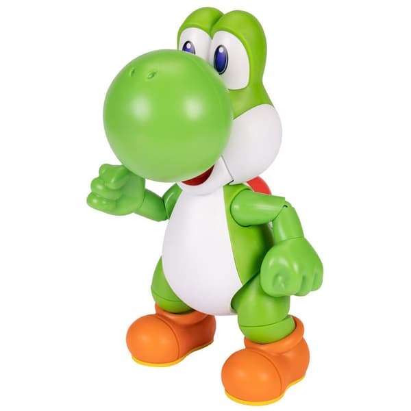 Super Mario Bros Lets Go Yoshi interactive figure 36cm