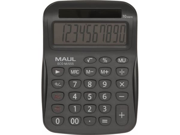 Jakob Maul GmbH Pöytälaskin ECO MJ 555 10 numeroa vihreä aurinkokäyttöinen - ei paristoa (7263584)