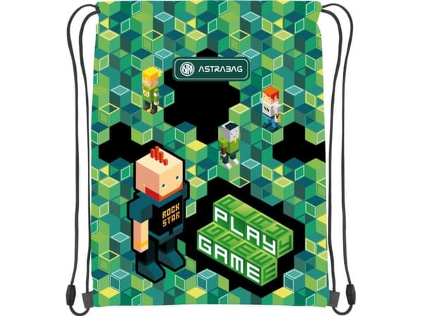 Astra Bag ryggsekk for sko fottøy tøfler Game 33x44cm ASTRABAG