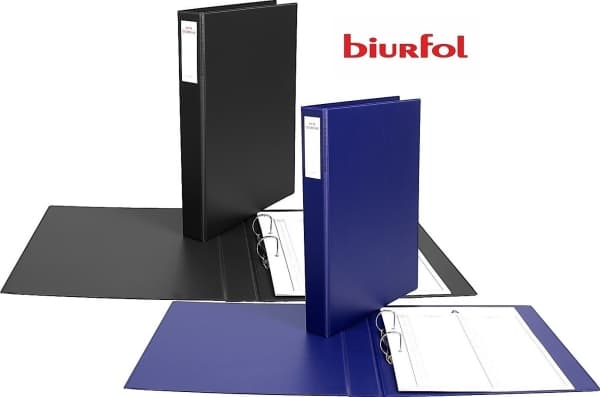 Biurfol personlig pärm Biurfol A4/4cm 2R svart -