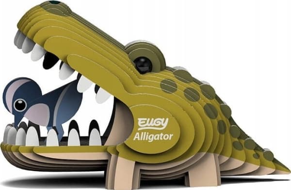 Teka Alligaattori Eugy 3D Eco Puzzle -palapeli