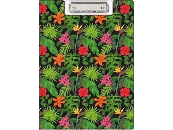 CLIP A4 PVC FOLDER FLOWERS BIURFOL KHN-04-25