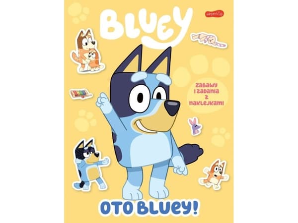 HarperCollins Here's Bluey: Hauskaa ja leikkiä tarroilla 87111
