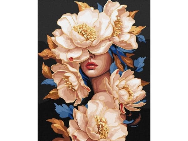 Målning efter nummer - Blommig skönhet 40x50cm