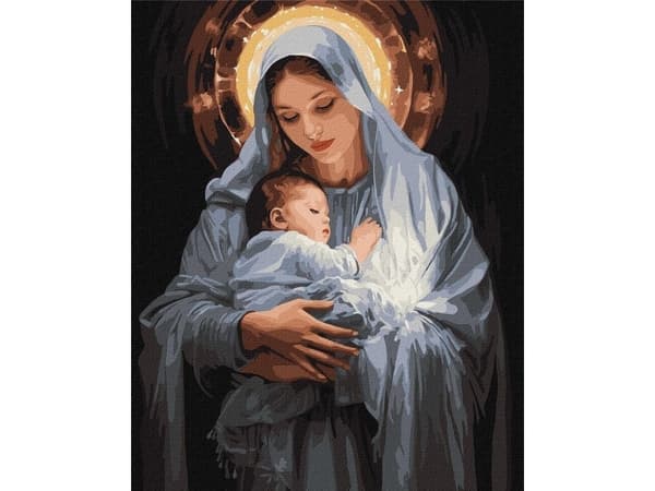 Painting by numbers - Mother's tenderness 40x50cm