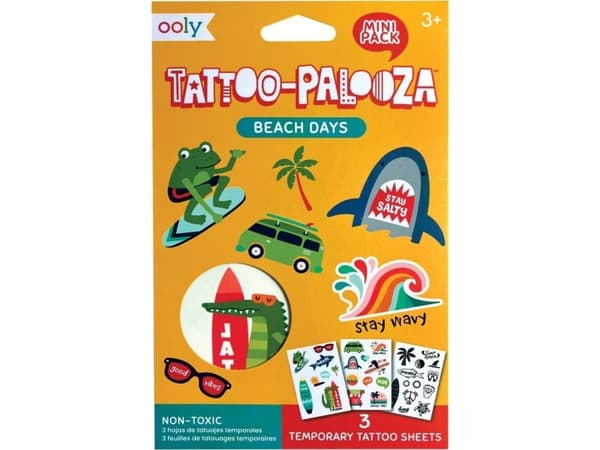 Palooza mini Tattoo Palooza washable tattoos - Beach
