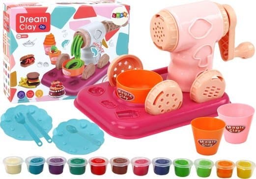 LeanToys Ciastolina Plasticine Machine DIY tarvikkeet 36 ele.
