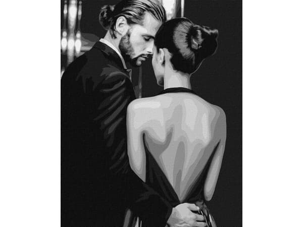 Painting by numbers - Next to your beloved 40x50cm