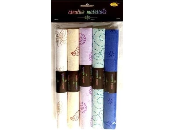 Decorative handmade paper gm 100 25x35cm 5 ark