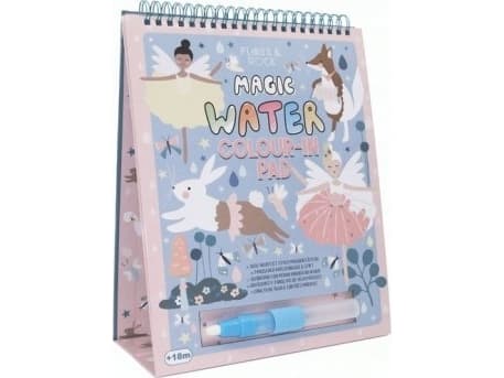 Water Coloring Book with Writer Ballerinas 6 cards