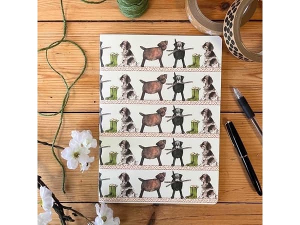 Anteckningsbok B5/40K linje SNL11 Country Dogs |