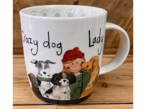 M01 Crazy Dog Lady Mug