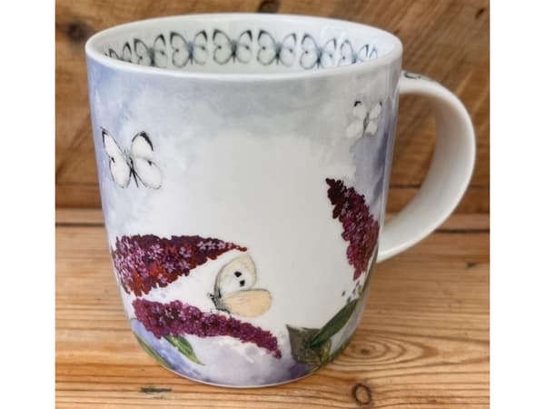 M91 Butterflies and Budleja Mug