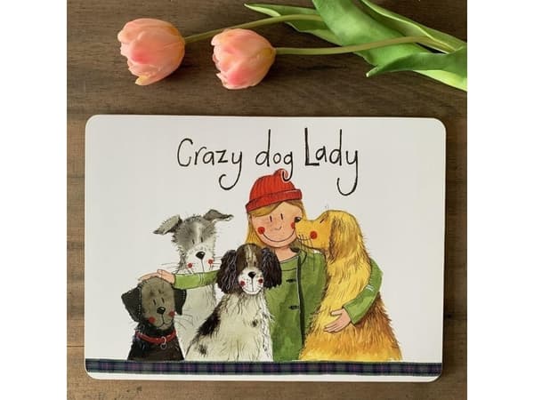 MT56 Crazy Dog Lady Psiara plate pad
