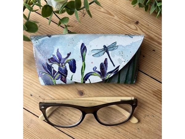GL14 eyeglasses case Dragonflies