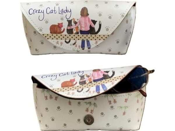 Etui na okulary GL09 Crazy Cat Lady Kociara