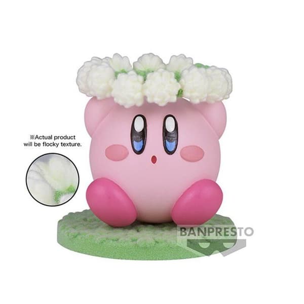 Fluffy Puffy Figure - Kirby - Kirby B (spela In The Flower)