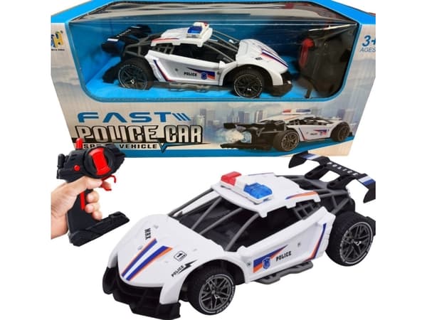 KAUKOSÄÄDIN POLIISIAUTO VALOEFEKTIT HÖYRY