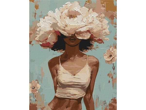 Maleri etter tall - Blooming beauty 40x50cm EDUKAMP