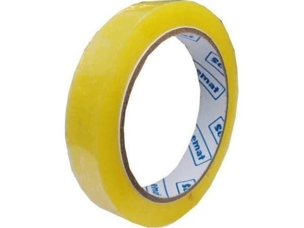 Tape 18mmx60m gjennomsiktig 8stk
