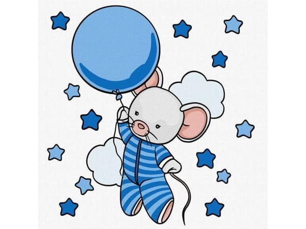 Maalaus numeroiden mukaan - Journey to the Stars Kids Lapset